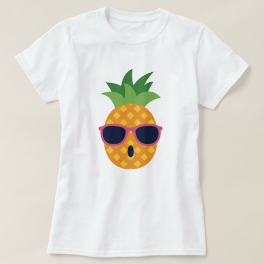 パイナップルカッコいいTシャツ Tシャツ (デザイン正面)