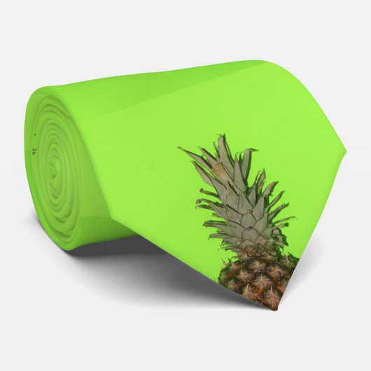 パイナップルカラフルクローズアップタイ ネクタイ (ロール)