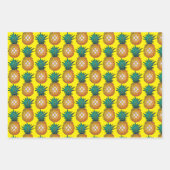 パイナップルカラフルズ ラッピングペーパーシート (正面3)