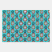 パイナップルカラフルズ ラッピングペーパーシート (正面2)