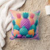 パイナップルカラフルン クッション (ブランケット)