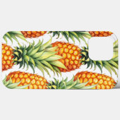 パイナップルカラフル夏の熱帯パターン Case-Mate iPhoneケース (裏面 (横))