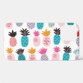 パイナップルカラフル葉の、熱帯のドードル。 Case-Mate iPhoneケース (裏面 (横))