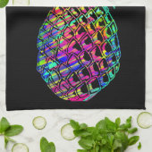 パイナップルカラフル キッチンタオル (折り畳み)