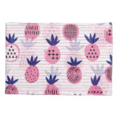 パイナップルキッドデザイン、ヴィンテージパターン。 枕カバー (裏面)