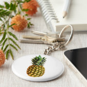 パイナップルキーチェーン キーホルダー (側面)