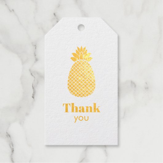 パイナップルギフトラベル ギフトタグ (正面)