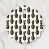 パイナップルギフト/メッセージカード – オパーソナライズされたプション フェイバータグ (裏面)