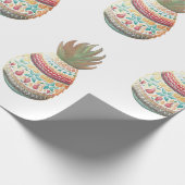 パイナップルクリスマスの包むこと ラッピングペーパー (角)