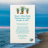 パイナップルクリスマスファミリーディナーパーティーメニュー