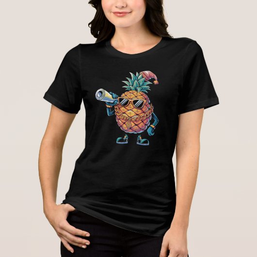 パイナップルクリスマス トライブレンドＴシャツ (正面)