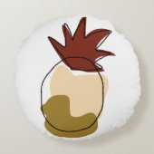 パイナップルクールを使ったスクールラウンドクッションには無理 ラウンドクッション (裏面)