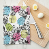 パイナップルグランジなやし キッチンタオル (四つ折り)