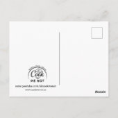 パイナップルグリーンスムージーレシピはがき ポストカード (裏面)