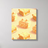 パイナップルケーキ キャンバスプリント (正面)