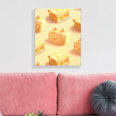 パイナップルケーキ キャンバスプリント (インサイチュ (リビング))