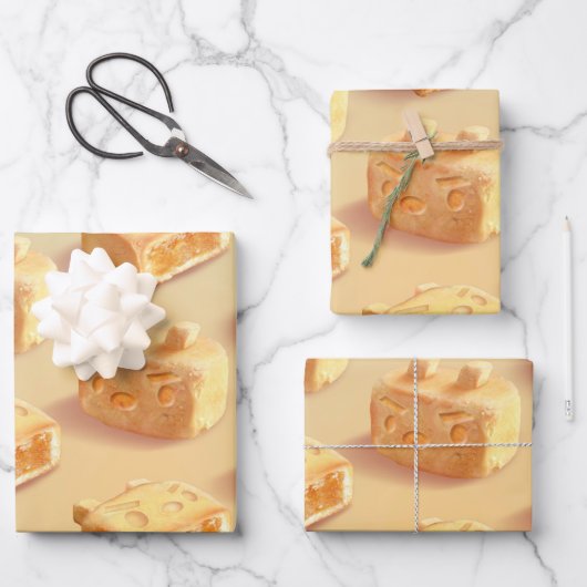 パイナップルケーキ ラッピングペーパーシート (正面)