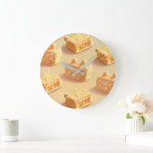 パイナップルケーキ ラージ壁時計 (ホーム)