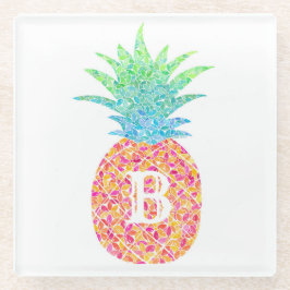 パイナップルコースター ガラスコースター