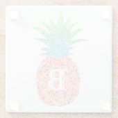 パイナップルコースター ガラスコースター (裏面)