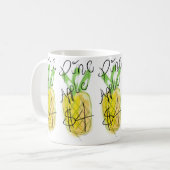 パイナップル🍍コーヒーマグ コーヒーマグカップ (正面左)
