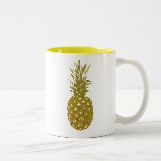 パイナップルコーヒーマグ ツートーンマグカップ (右)
