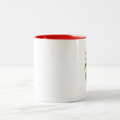 パイナップルコーヒー・マグ ツートーンマグカップ (中央)
