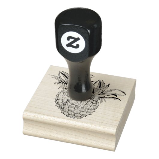 パイナップルゴムスタンプ ラバースタンプ (スタンプ)