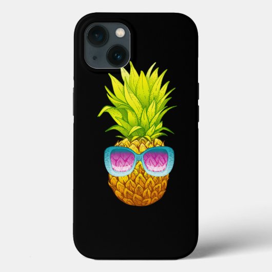 パイナップルサングラスビーチおもしろい夏 Case-Mate iPhoneケース (裏面)