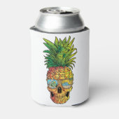 パイナップルサングラスTシャツアロハビーチ 缶クーラー (缶裏面)