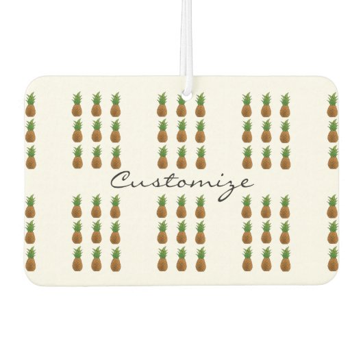 パイナップルサンダー_コーブ カーエアーフレッシュナー (正面)