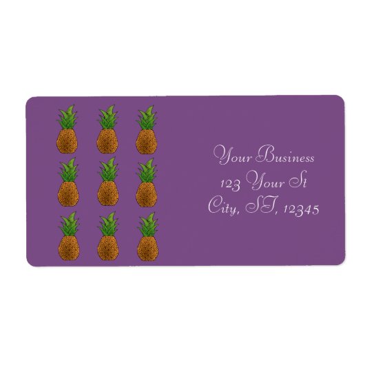 パイナップルサンダー_コーブ ラベル (正面)