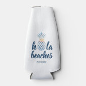 パイナップルシーサイドビーチバケーションカスタム ボトルクーラー (正面)