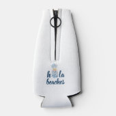 パイナップルシーサイドビーチバケーションカスタム ボトルクーラー (裏面)