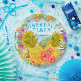 パイナップルシーフローラ ペーパープレート