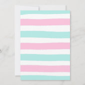 パイナップルジェンダーリビール招待状ハワイアンリビール 招待状 (裏面)