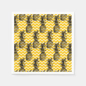 パイナップルジガグ スタンダードカクテルナプキン (正面)