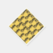 パイナップルジガグ スタンダードカクテルナプキン (角)