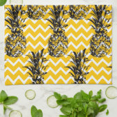 パイナップルジグザグ形 キッチンタオル (折り畳み)