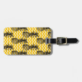 パイナップルジグザグ形 ラゲッジタグ (正面横)