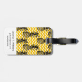 パイナップルジグザグ形 ラゲッジタグ (裏面横)
