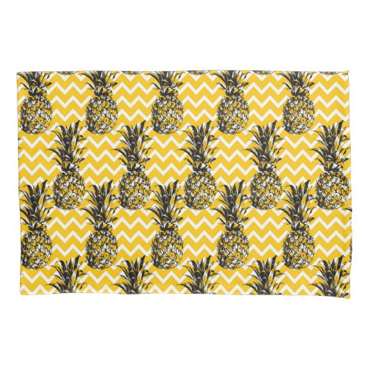 パイナップルジグザグ形 枕カバー (正面左)