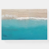 パイナップルジャールストリングライツトロピカルビーチ結婚式 ゲストブック (裏面)