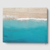 パイナップルジャールストリングライツトロピカルビーチ結婚式 ゲストブック (裏面)