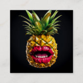 パイナップルスインガー通話カード スクエア名刺 (裏面)