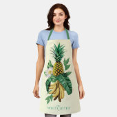 パイナップルスイートアットザホワイトロータス エプロン (着用した状態)