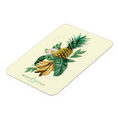 パイナップルスイートアットザホワイトロータス マグネット (左側)