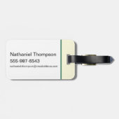 パイナップルスイートアットザホワイトロータス ラゲッジタグ (裏面横)