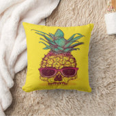 パイナップルスカルヘッド クッション (ブランケット)