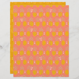 パイナップルスクラップブック紙